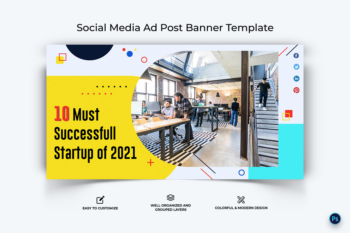 Business Service Facebook Ad Banner Design Template-49