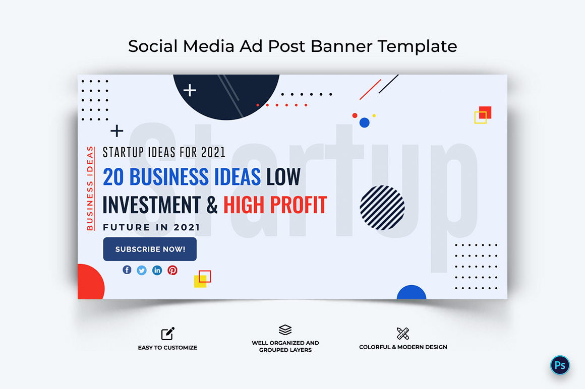 Business Service Facebook Ad Banner Design Template-51