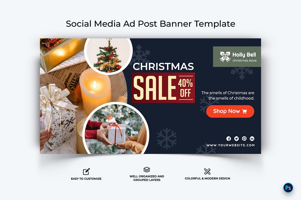 Christmas Sale Offer Facebook Ad Banner Design Template-05