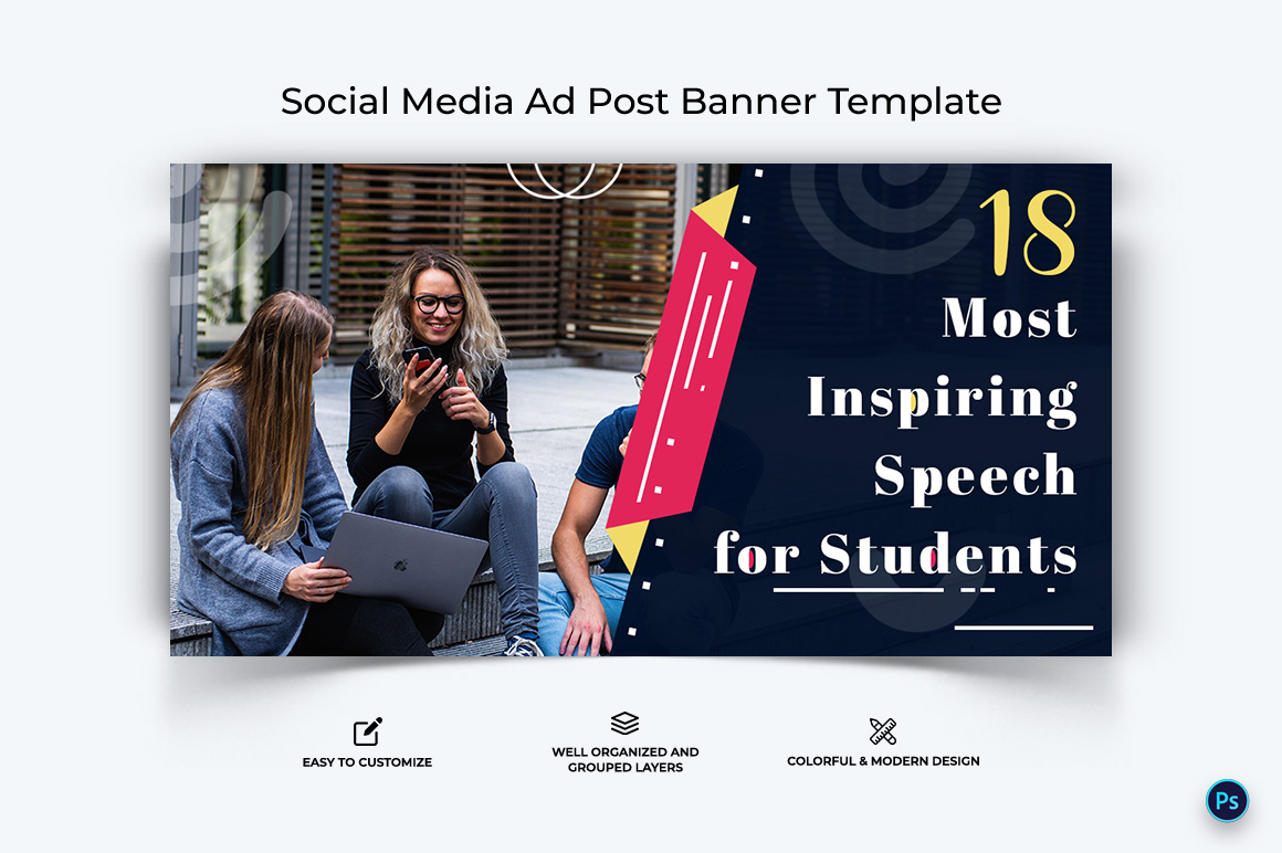 Education Facebook Ad Banner Design Template-03