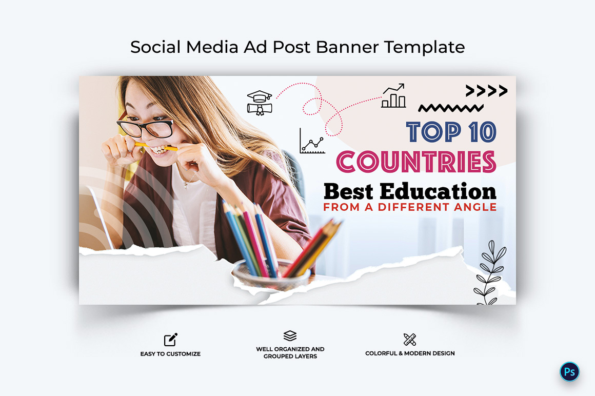 Education Facebook Ad Banner Design Template-04