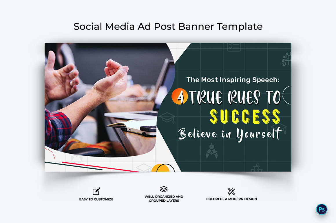 Education Facebook Ad Banner Design Template-06