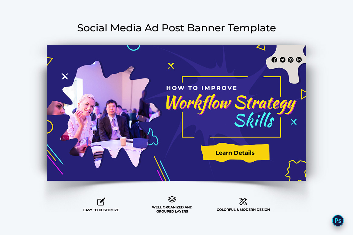 Education Facebook Ad Banner Design Template-08