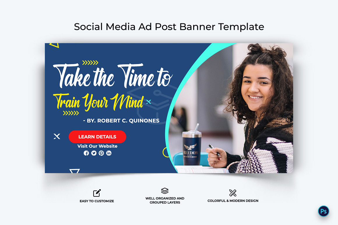 Education Facebook Ad Banner Design Template-15