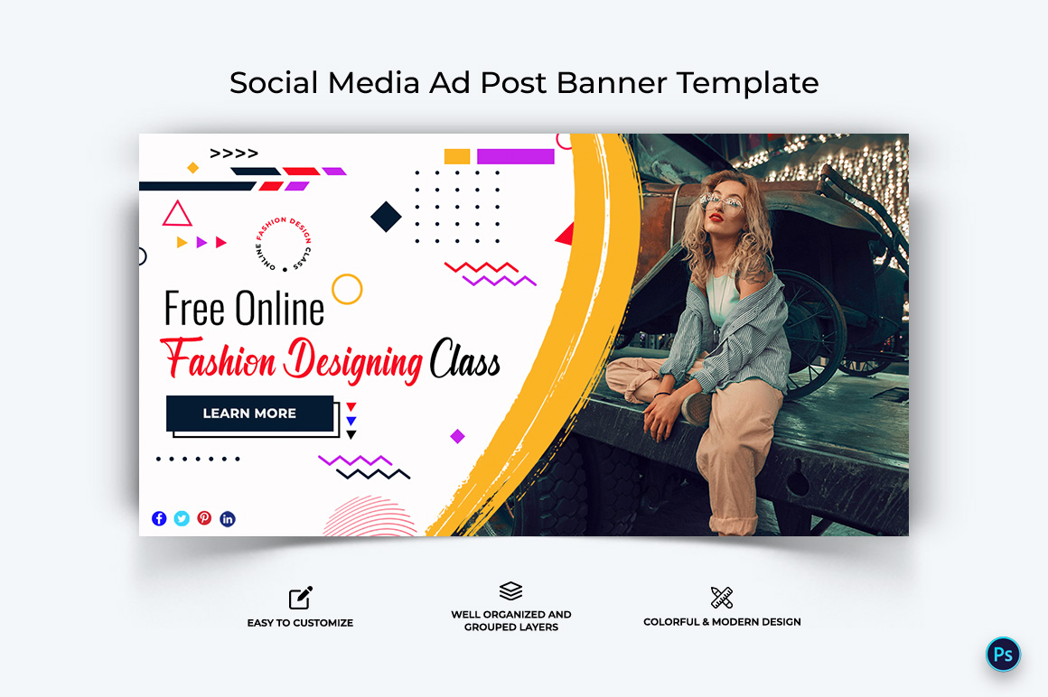 Fashion Facebook Ad Banner Design Template-01