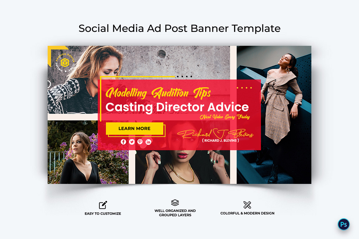 Fashion Facebook Ad Banner Design Template-04