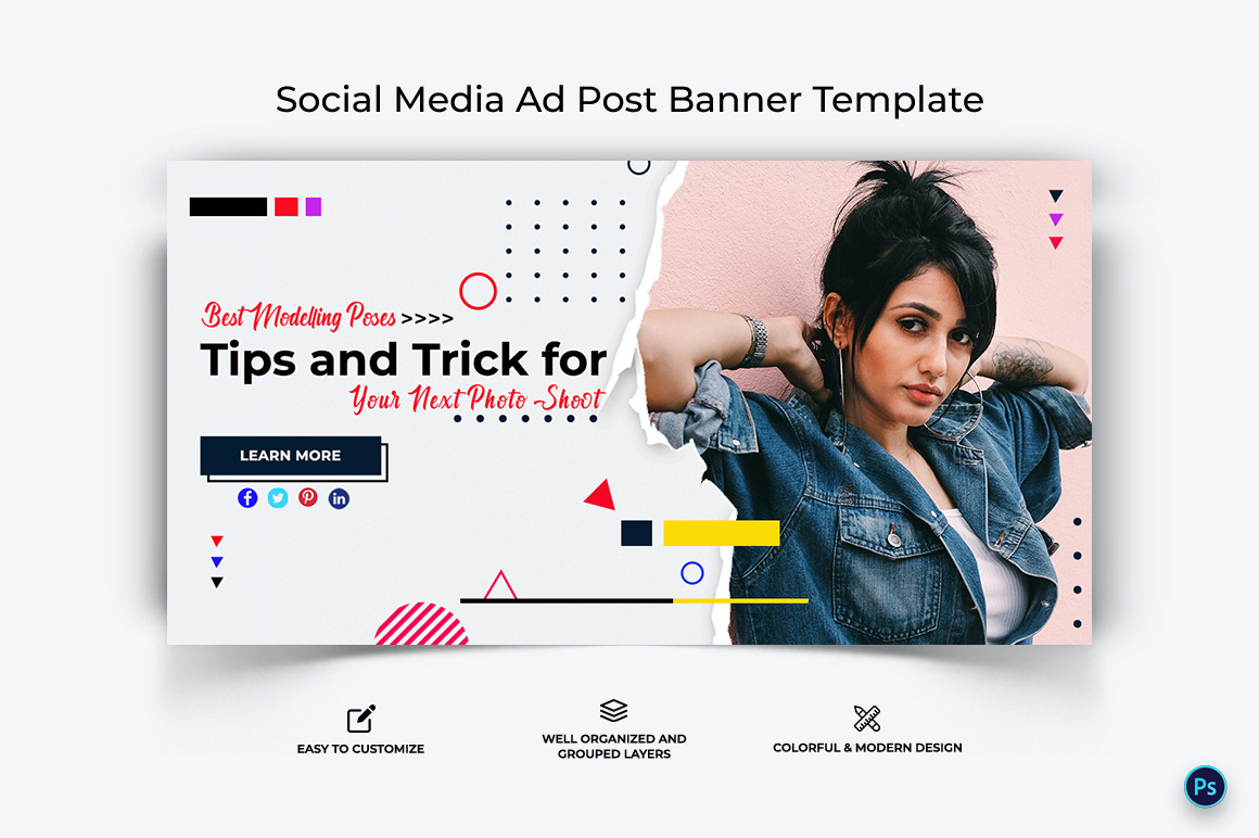 Fashion Facebook Ad Banner Design Template-10