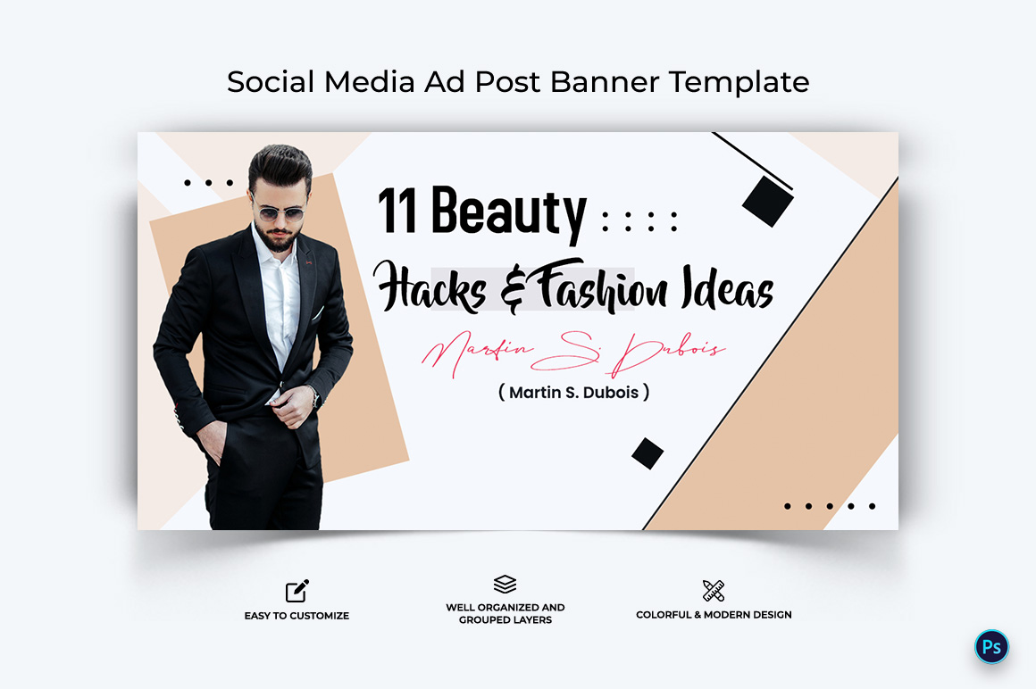 Fashion Facebook Ad Banner Design Template-24