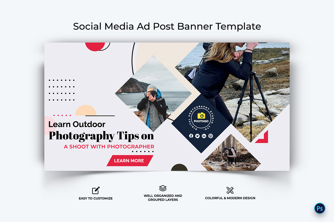 Photography Facebook Ad Banner Design Template-09