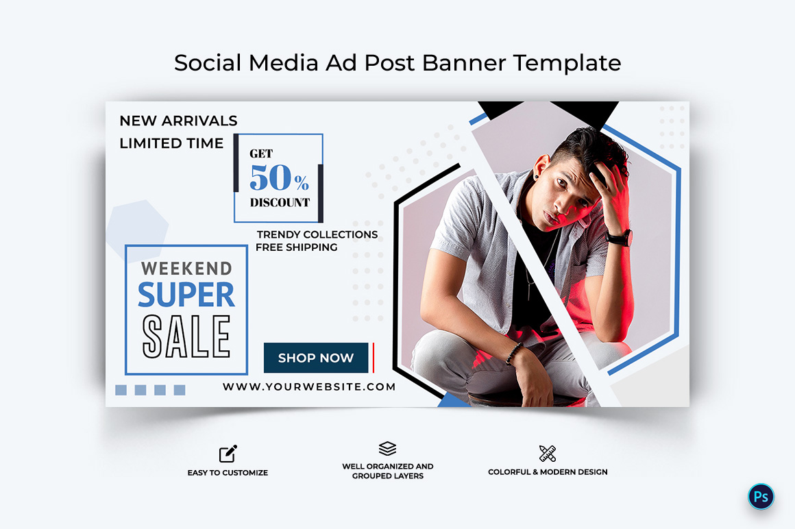 Sale Offer Facebook Ad Banner Design Template-04