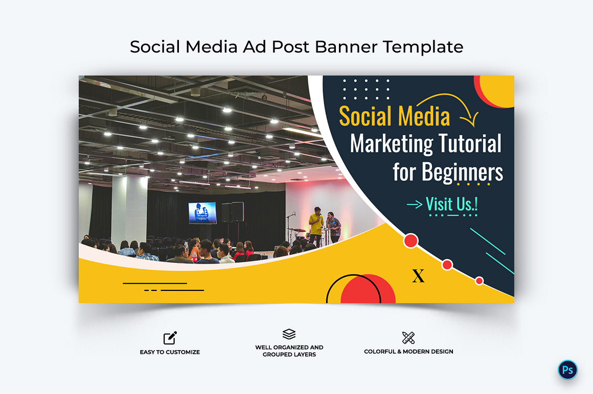 Social Media Workshop Facebook Ad Banner Design Template-01