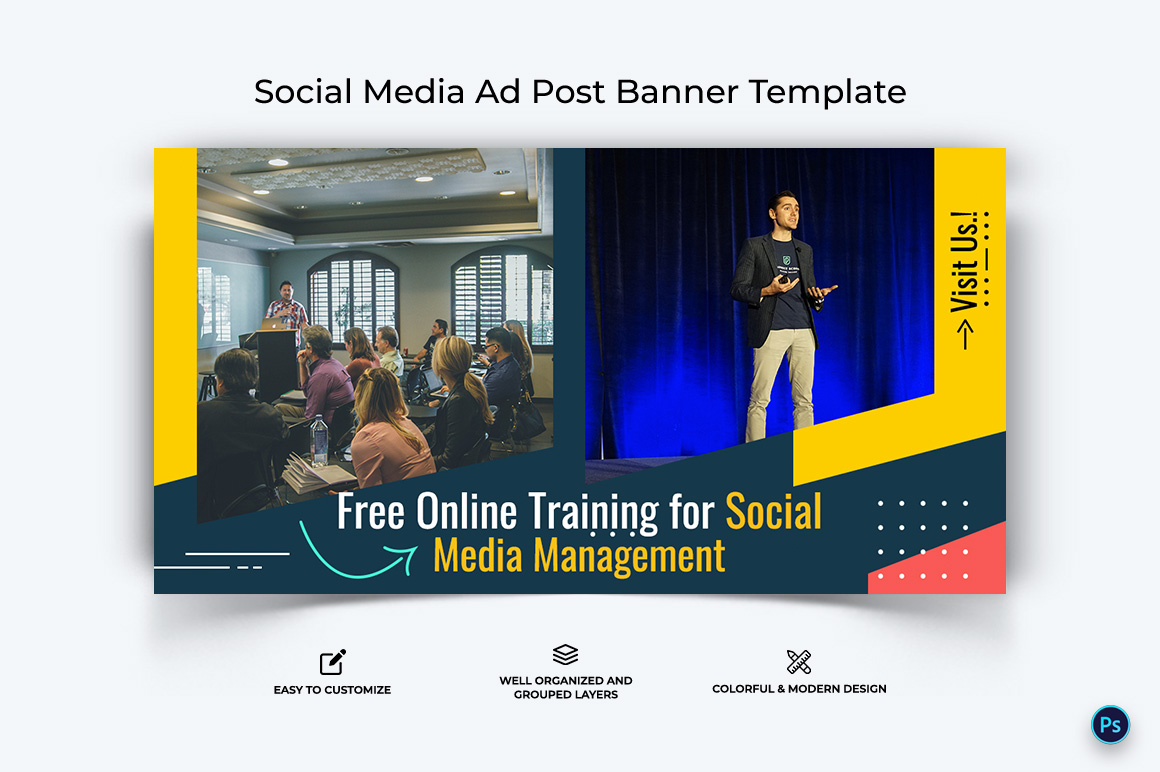 Social Media Workshop Facebook Ad Banner Design Template-02