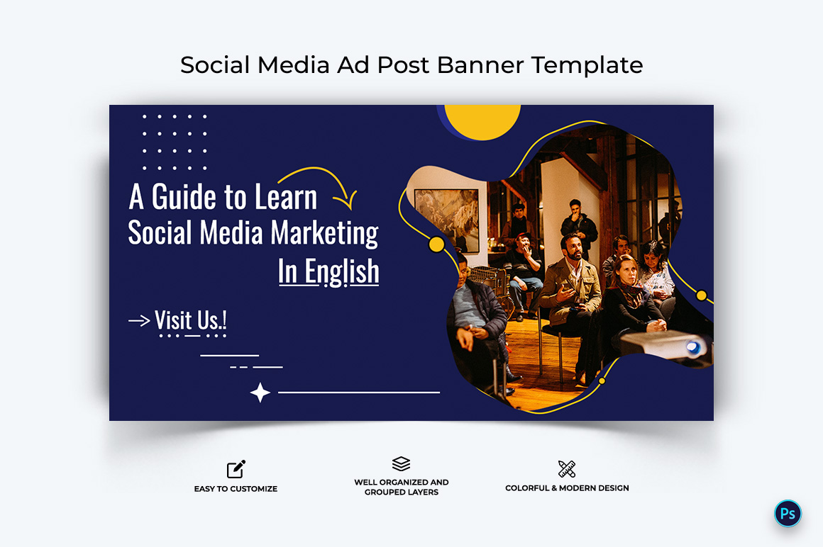 Social Media Workshop Facebook Ad Banner Design Template-03