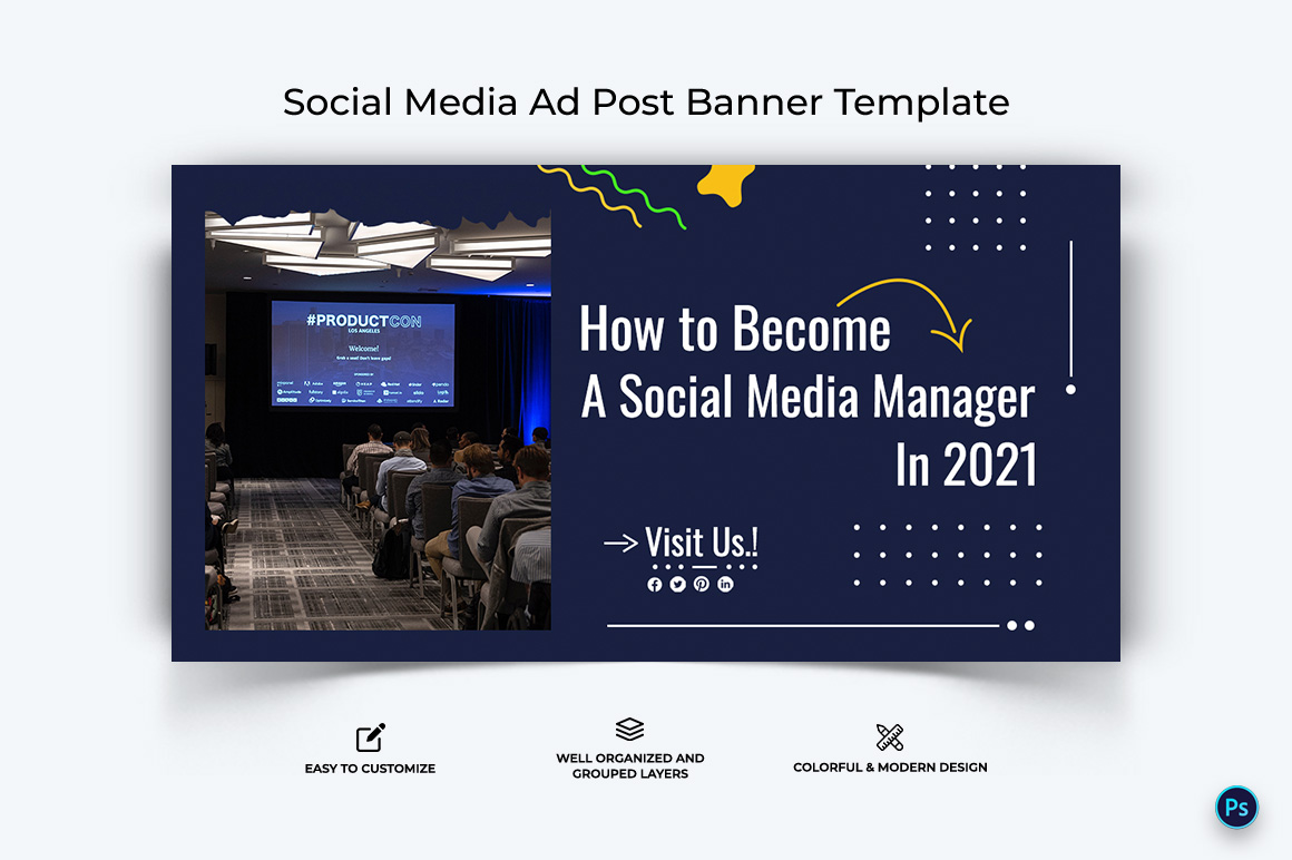 Social Media Workshop Facebook Ad Banner Design Template-05