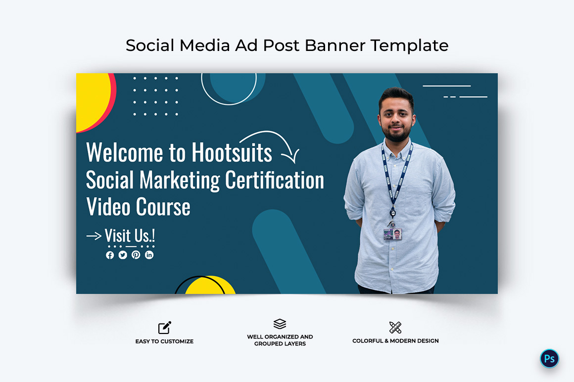 Social Media Workshop Facebook Ad Banner Design Template-07