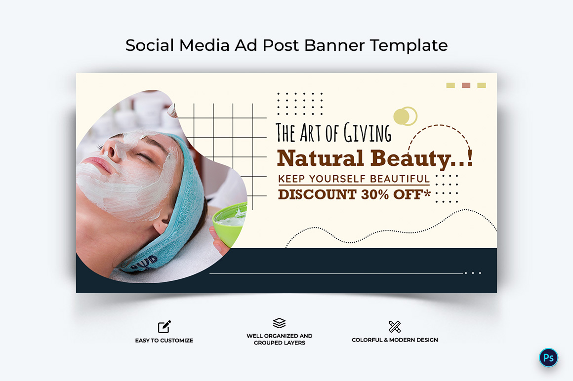 Spa Salon Facebook Ad Banner Design Template-03