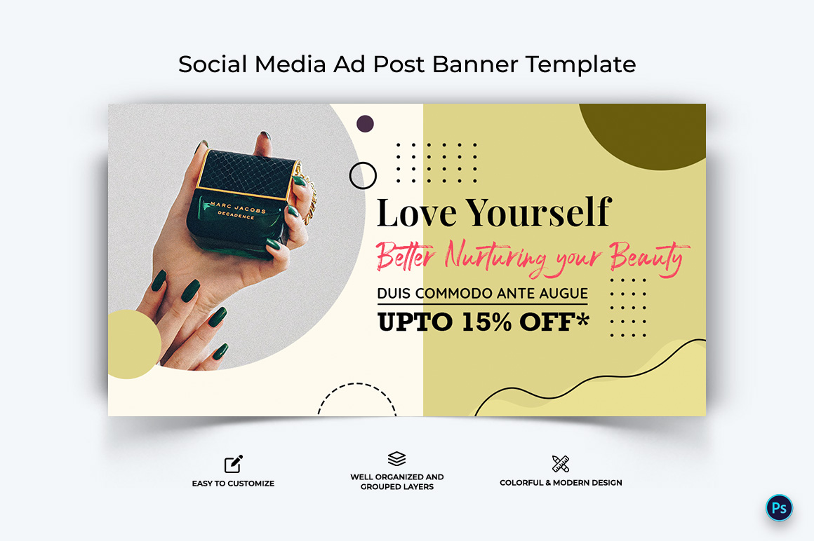 Spa Salon Facebook Ad Banner Design Template-06