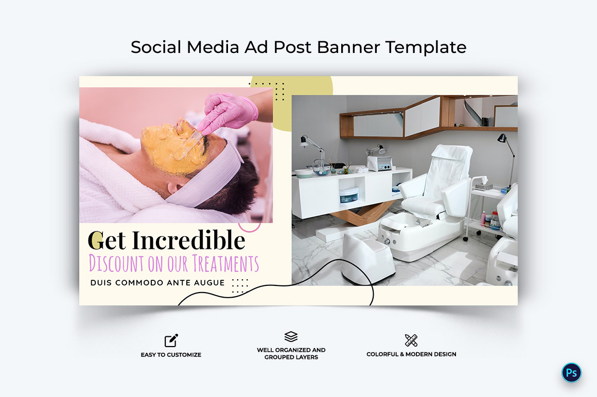 Spa Salon Facebook Ad Banner Design Template-08