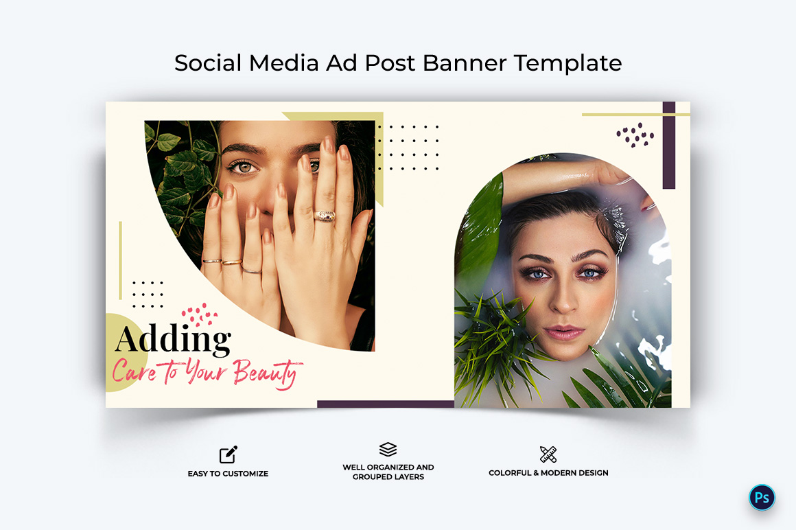 Spa Salon Facebook Ad Banner Design Template-09