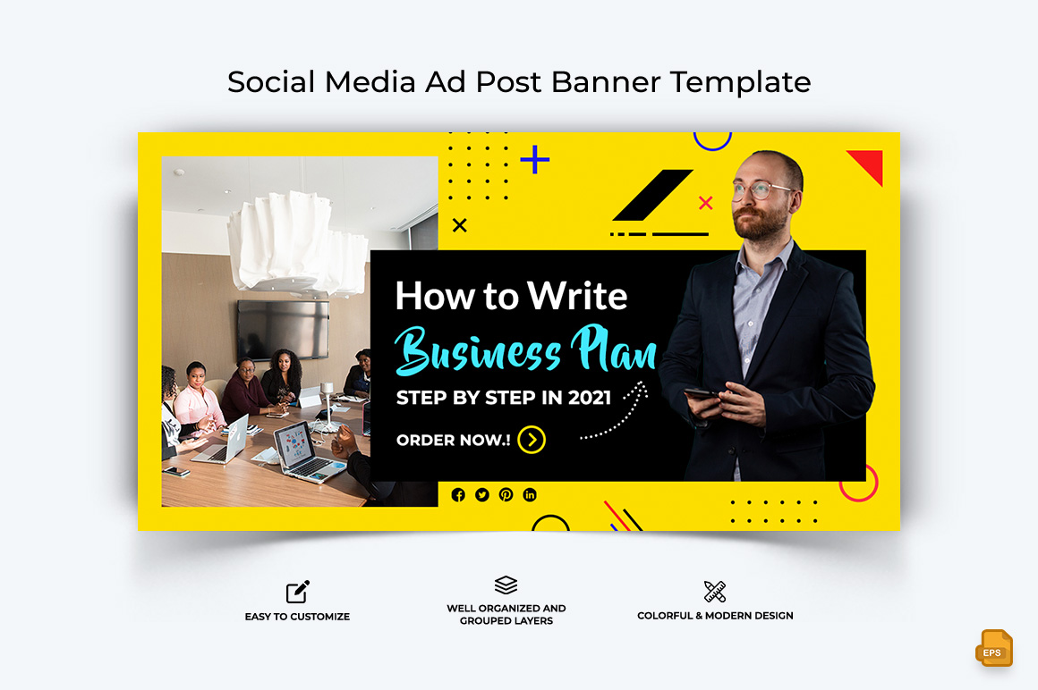 Business Service Facebook Ad Banner Design-001