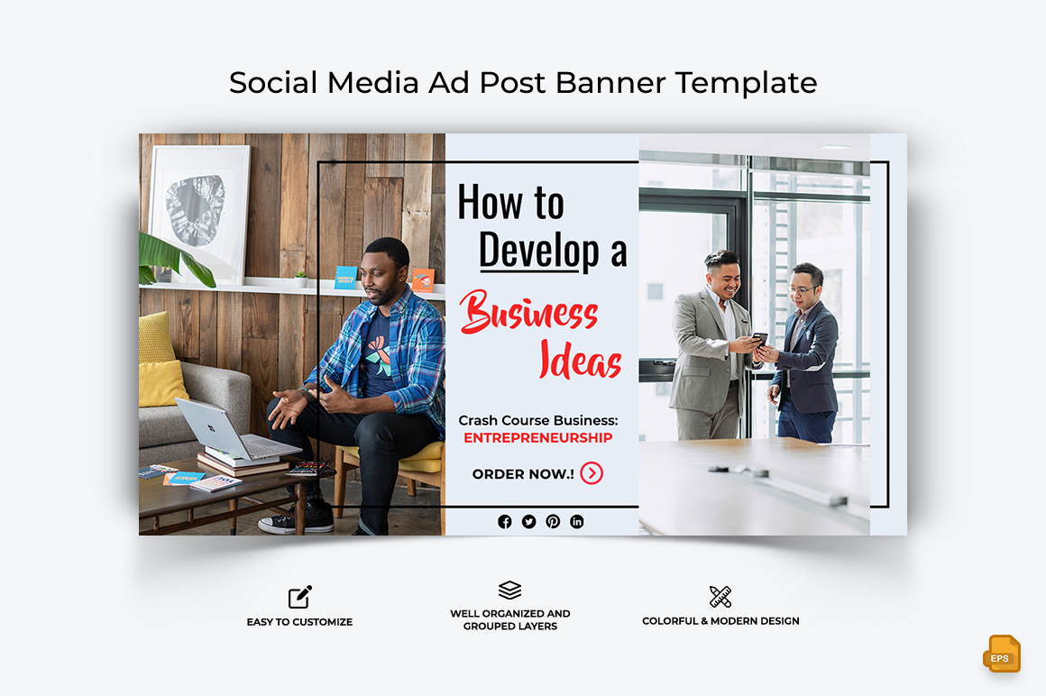 Business Service Facebook Ad Banner Design-006