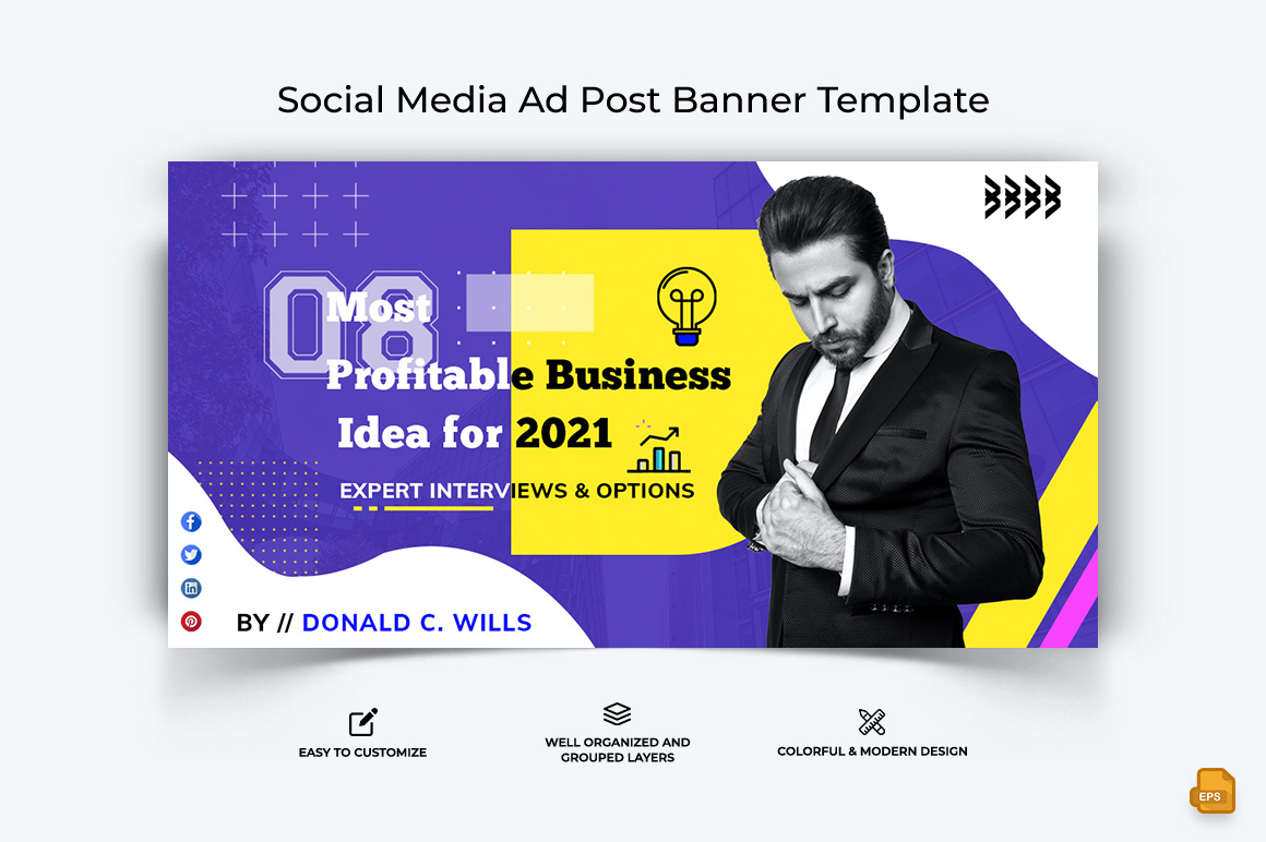 Business Service Facebook Ad Banner Design-015