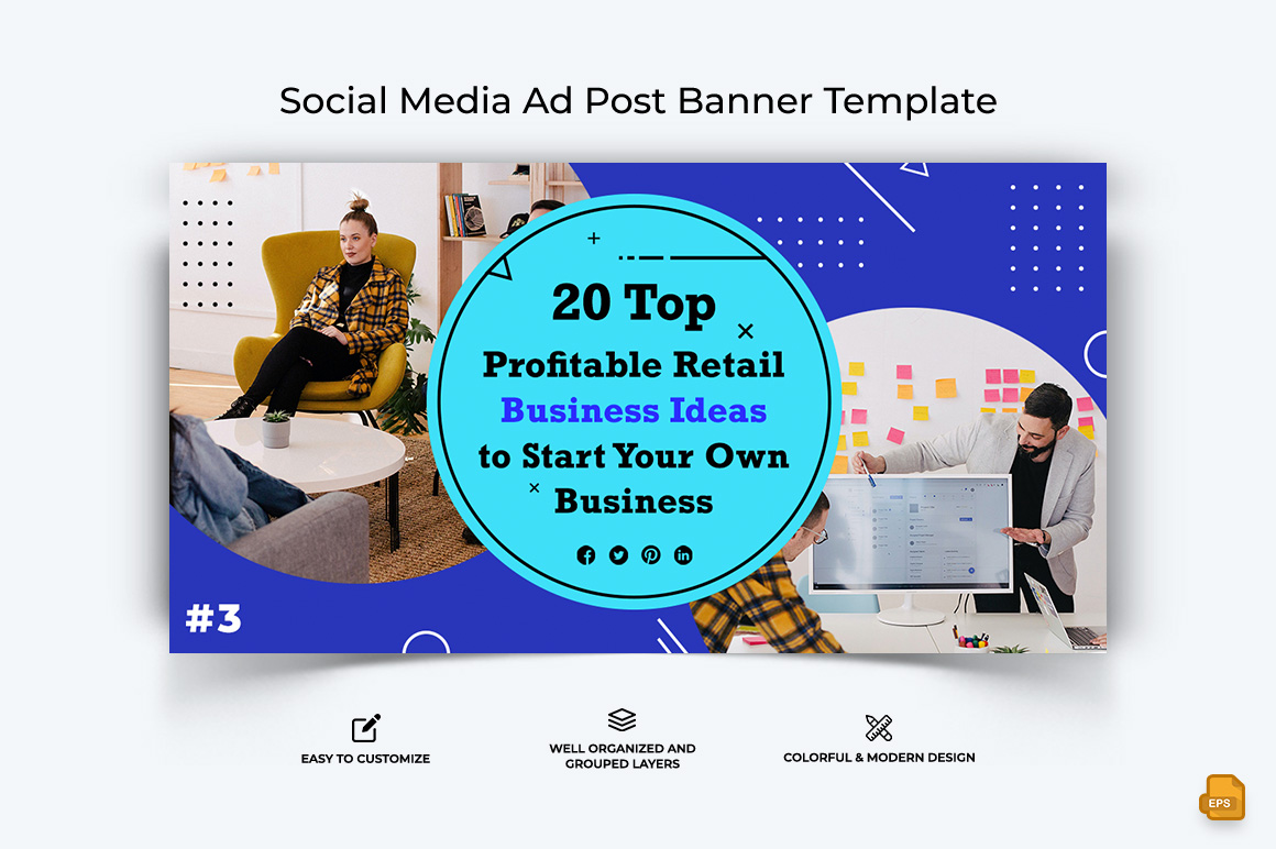 Business Service Facebook Ad Banner Design-019