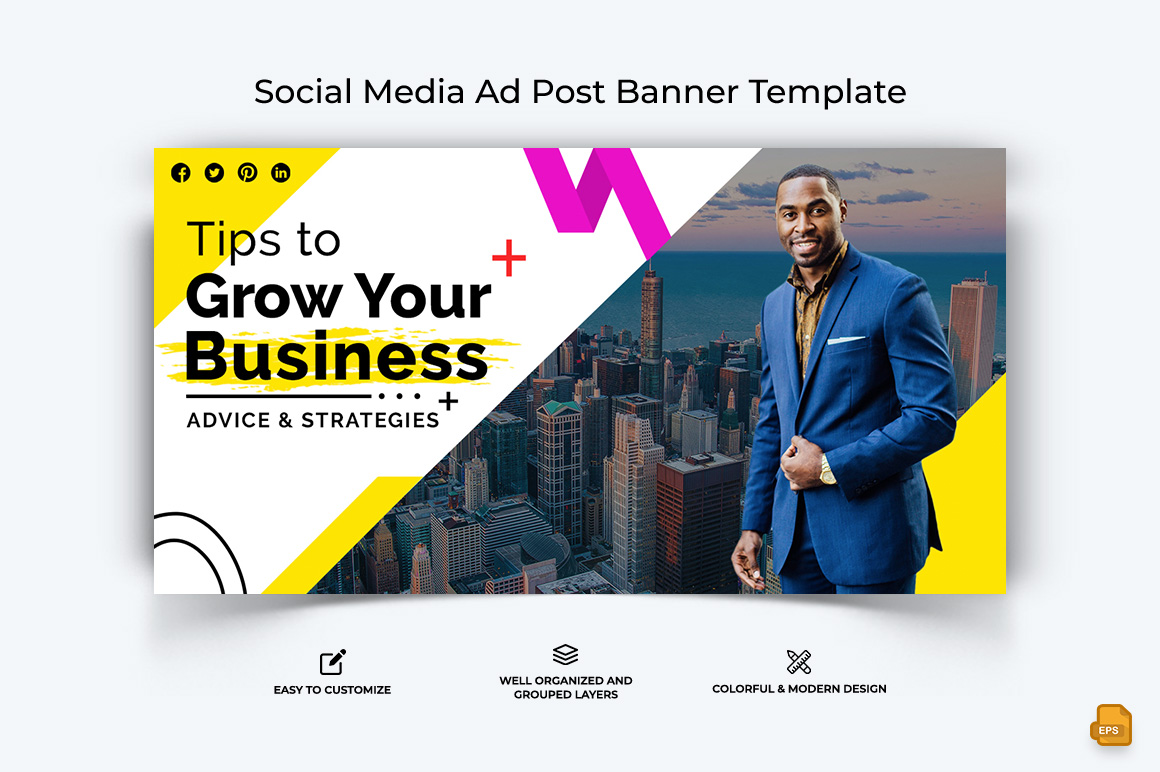 Business Service Facebook Ad Banner Design-024