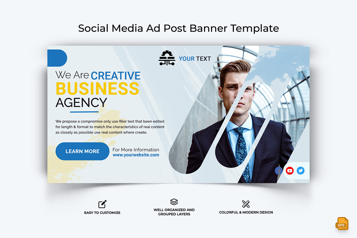 Business Service Facebook Ad Banner Design-045