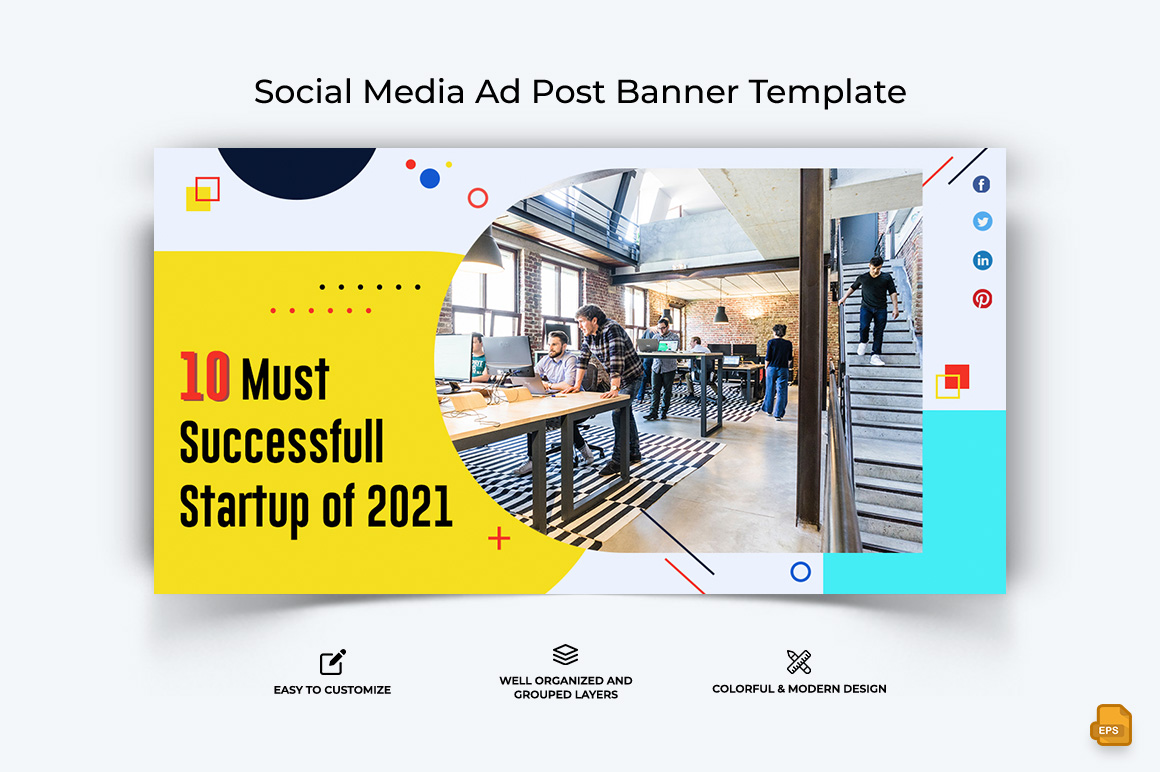 Business Service Facebook Ad Banner Design-049