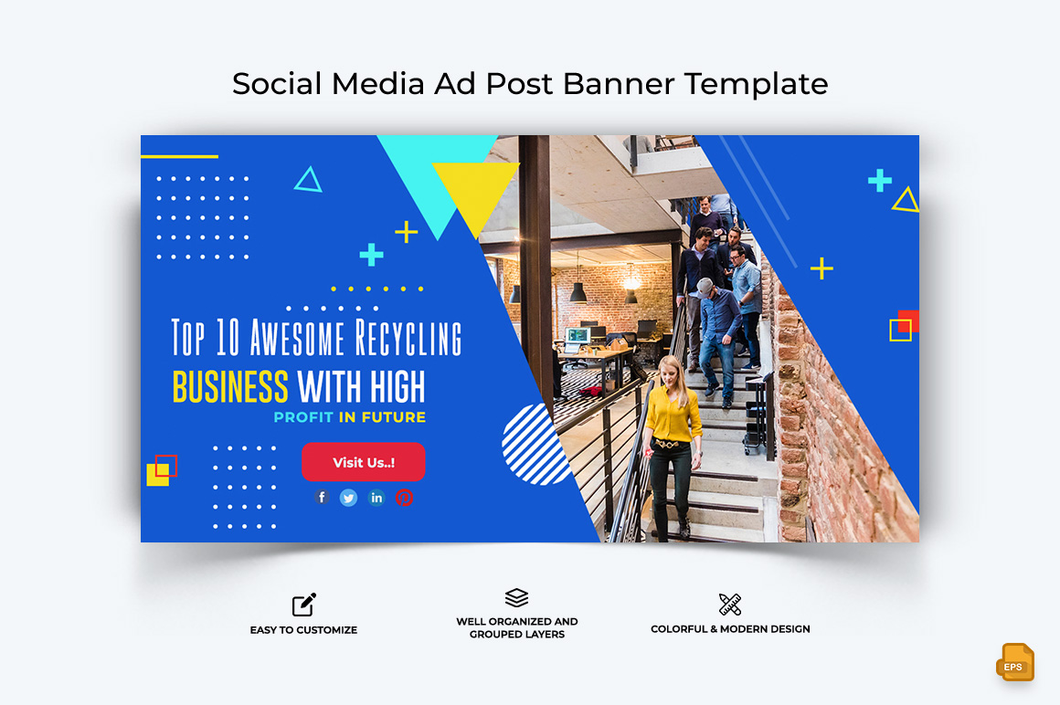 Business Service Facebook Ad Banner Design-050