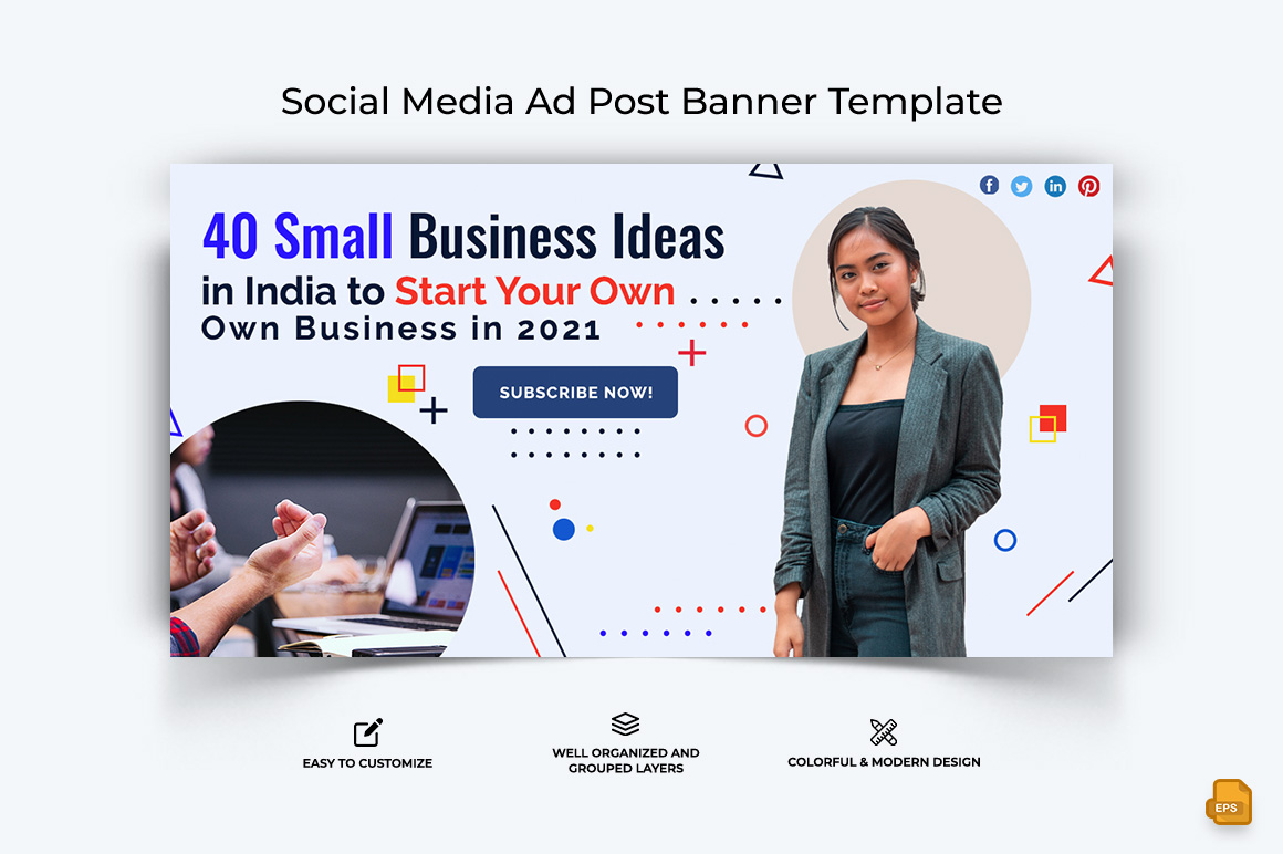 Business Service Facebook Ad Banner Design-053