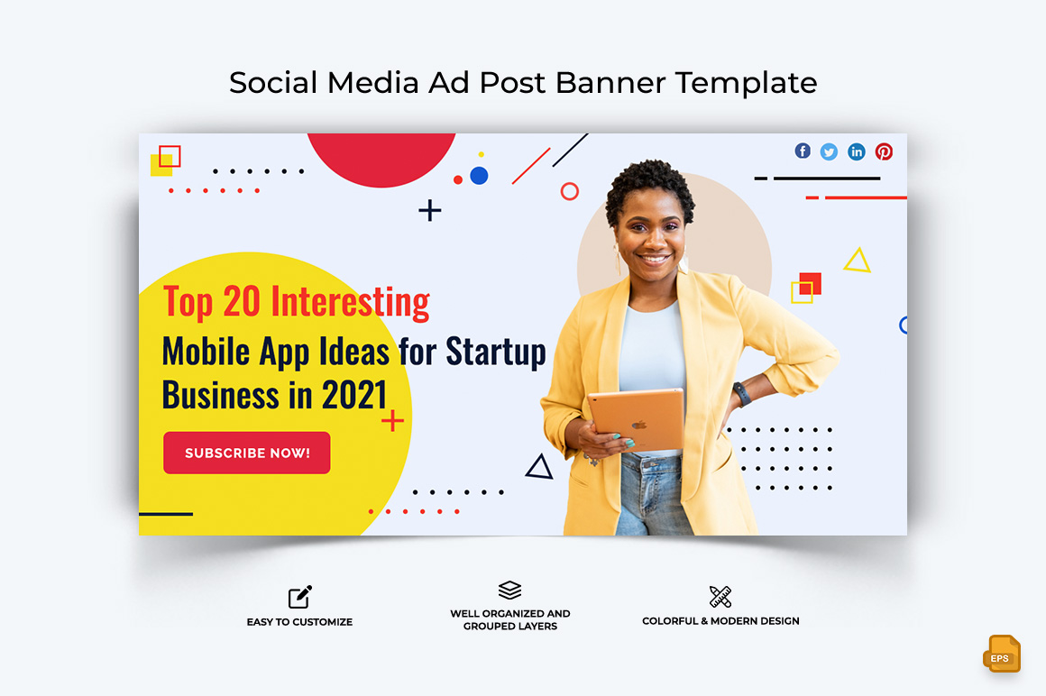 Business Service Facebook Ad Banner Design-055