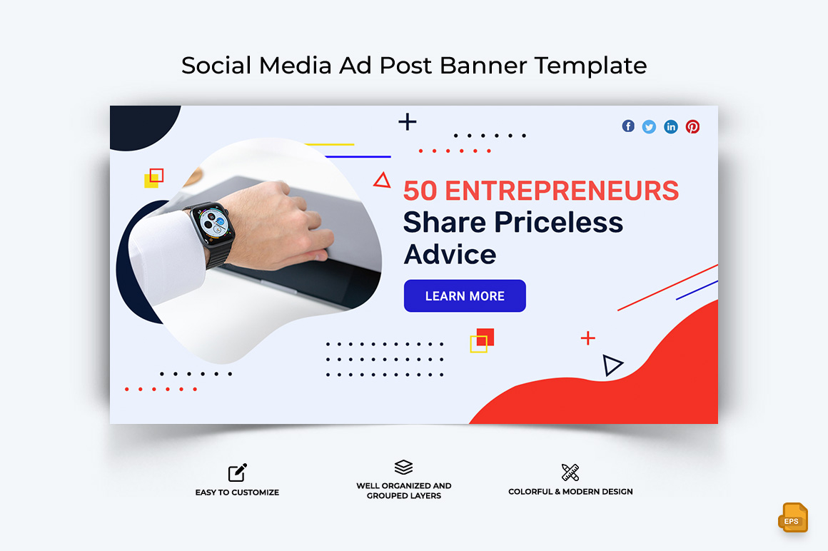 Business Service Facebook Ad Banner Design-062