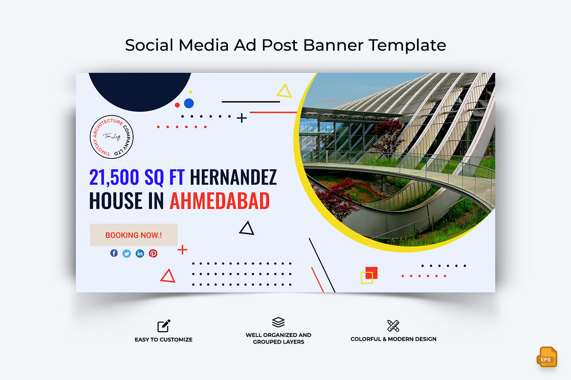 Architecture Facebook Ad Banner Design-008