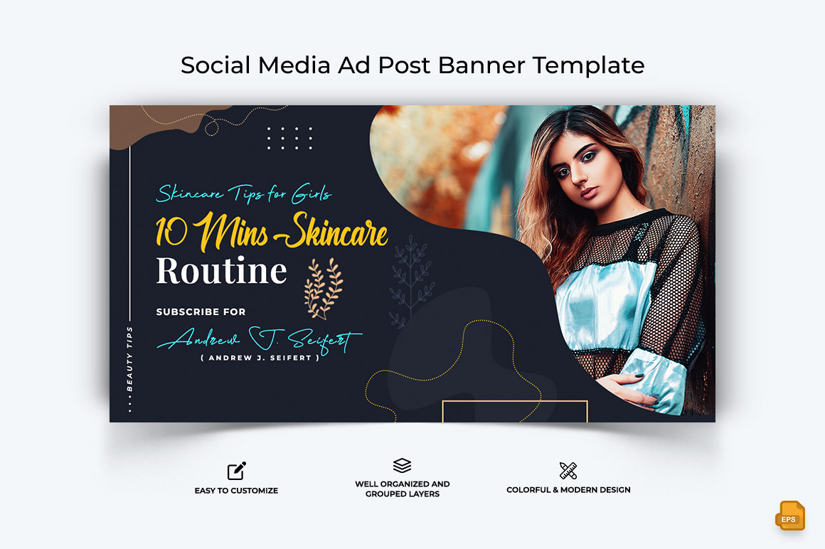 Beauty Tips Facebook Ad Banner Design-002