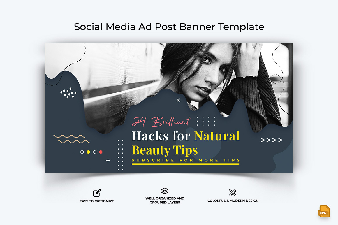 Beauty Tips Facebook Ad Banner Design-007