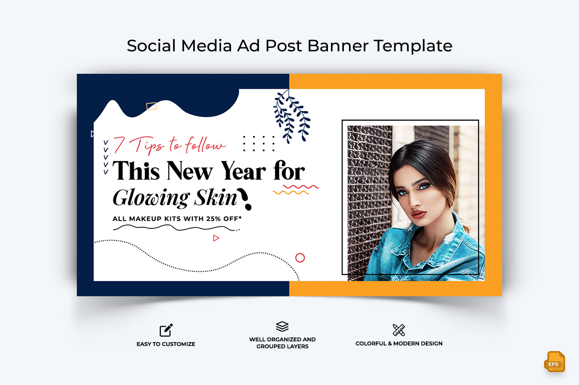 Beauty Tips Facebook Ad Banner Design-008