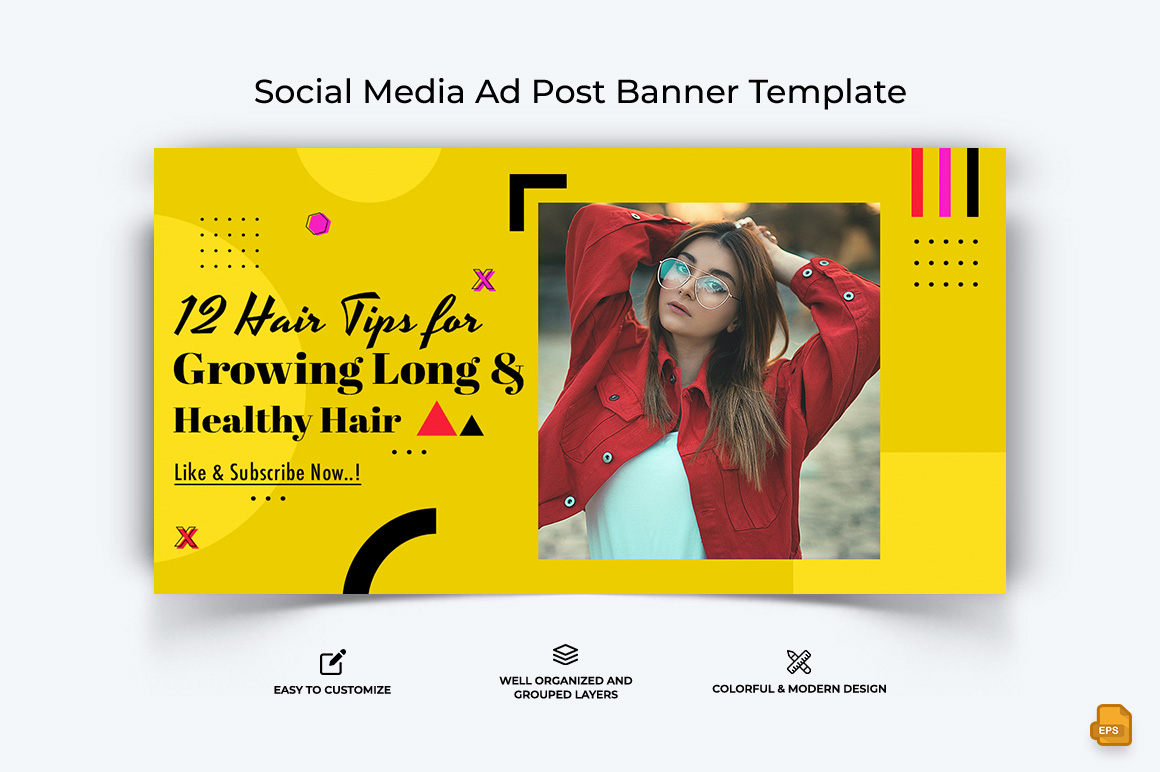 Beauty Tips Facebook Ad Banner Design-013