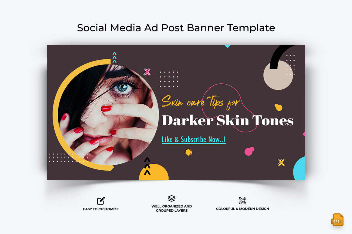 Beauty Tips Facebook Ad Banner Design-017