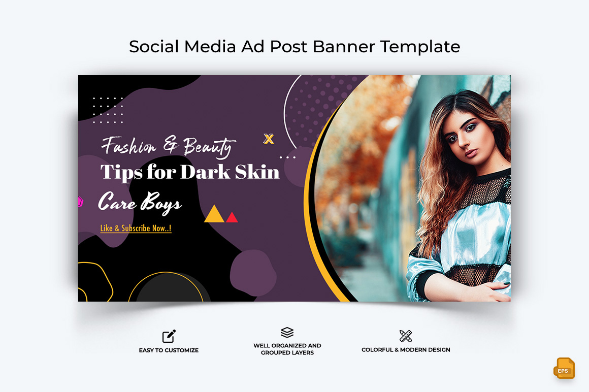 Beauty Tips Facebook Ad Banner Design-020