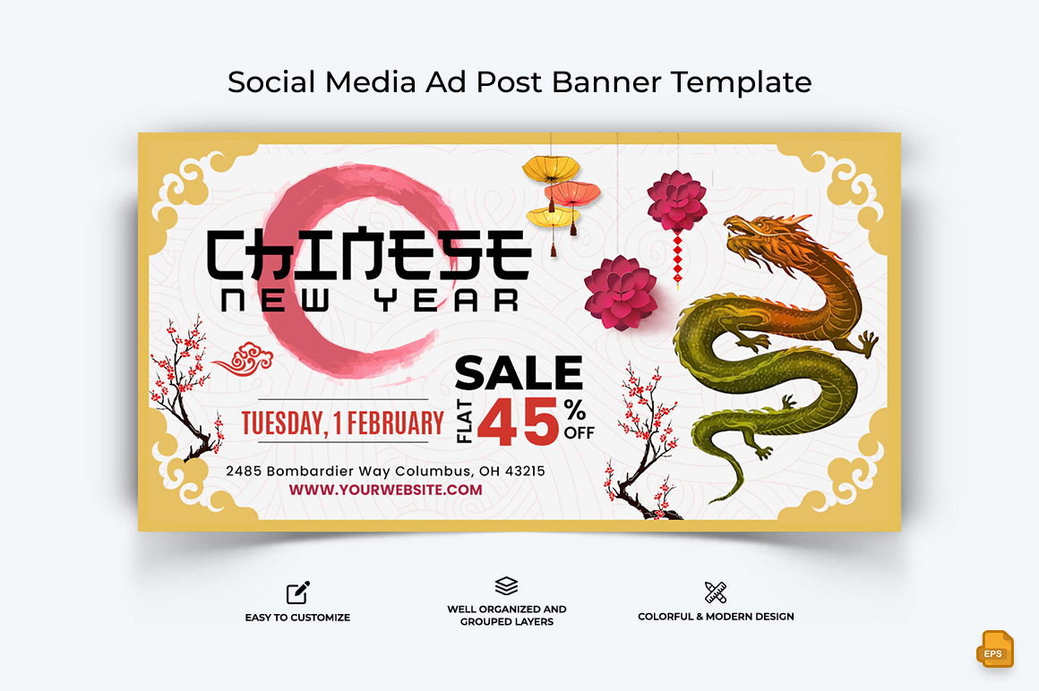 Chinese NewYear Facebook Ad Banner Design-010