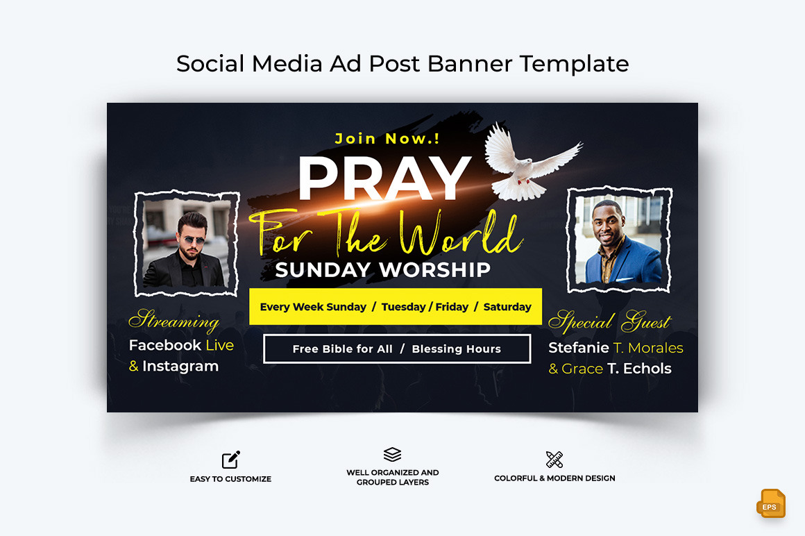 Church Speech Facebook Ad Banner Design-007