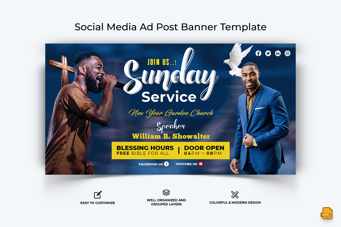 Church Speech Facebook Ad Banner Design-011