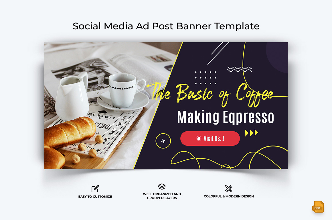 Coffee Making Facebook Ad Banner Design-006