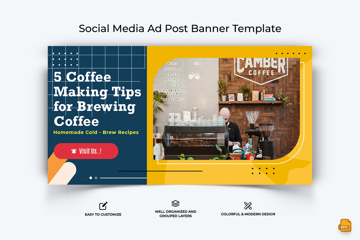 Coffee Making Facebook Ad Banner Design-010