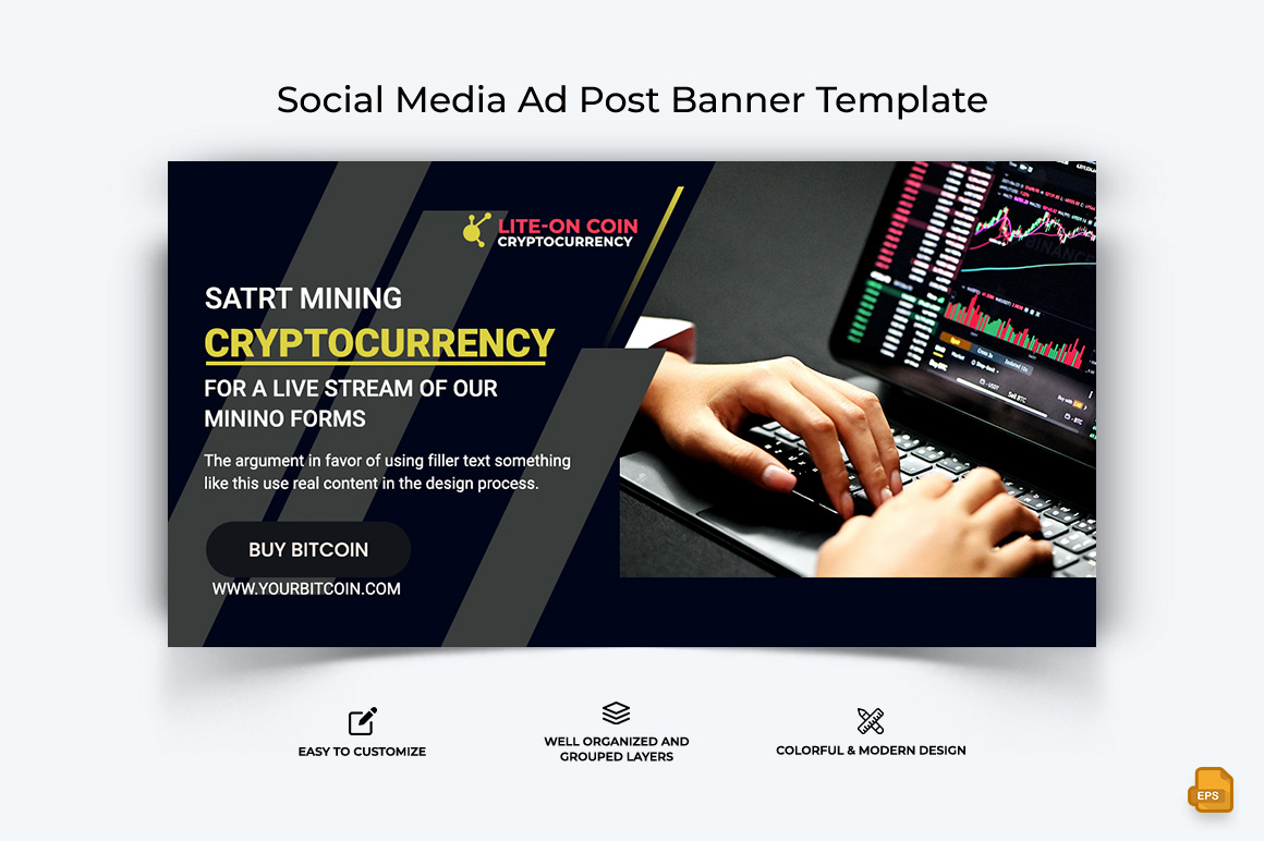 Cryptocurrency Facebook Ad Banner Design-004