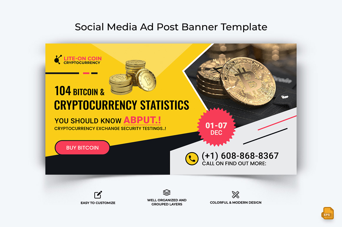 Cryptocurrency Facebook Ad Banner Design-006