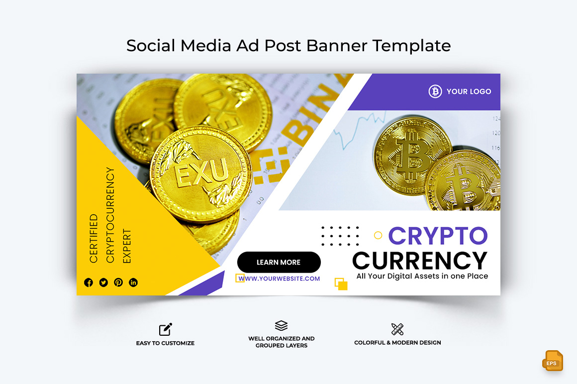 Cryptocurrency Facebook Ad Banner Design-022