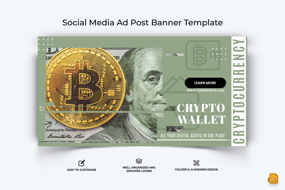 Cryptocurrency Facebook Ad Banner Design-024